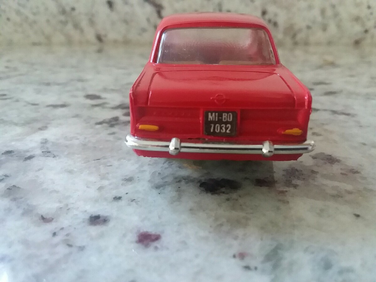 Politoys OPEL KADETT Coupe No.79 (Fiber) GLASS, Red, Original Box
