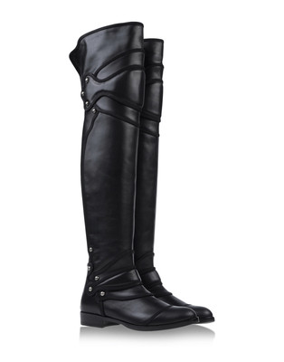 dolce and gabbana thigh high boots