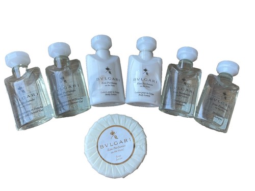 New Unused Bvlgari Travel Set New Toiletries Amenities Bulgari