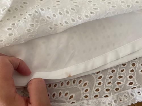 NWT Express Ivory Eyelet SKIRT WOMEN’S Size 10 - Picture 10 of 12