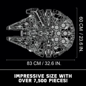 LEGO Millennium Falcon 75192 Star Wars 7541 Pieces Building Kit NEW #158