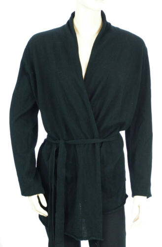 Gilet cardigan coton cachemire I.CODE by IKKS femme noir QE17014 taille XL - Photo 1 sur 2