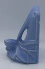 Vintage Nelson McCoy 1940's Baby Blue Lily Bud Bookend NM Marking HTF