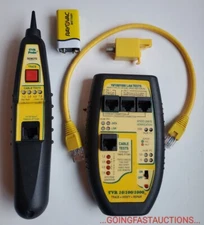 Triplett Byte Brothers TVR 10/100/1000 LAN Tester Tracer & Probe Hub Cable Tone