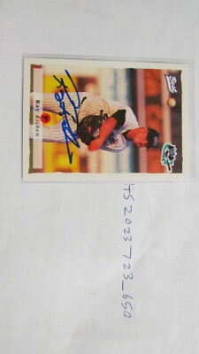 1996 Best Ray Ricken signed Baseball Card
