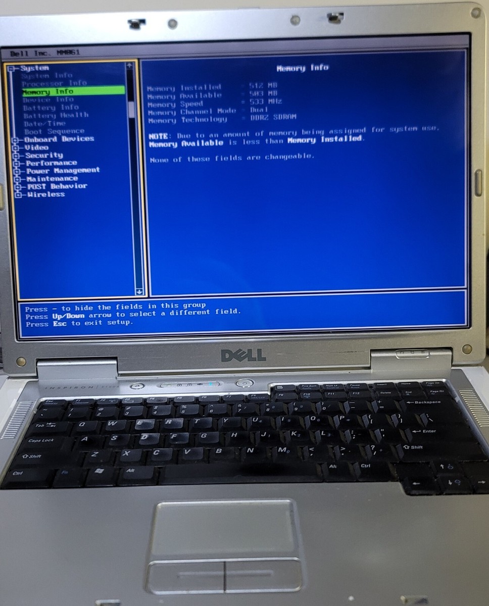 Dell Inspiron E1505 Laptop 15