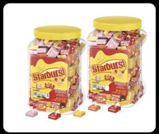 2 Packs Starburst Original Fruity Chewy Candy Bulk Jar 54 oz Each, Total 108 oz