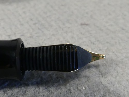 Pelikan M200 Kolbenfüller Schwarz W. Germany vergoldete Stahlfeder OBB - Picture 9 of 9