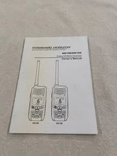 Standard Horizon HX100/HX150 Marine VHF Radio OWNERS MANUAL 2016