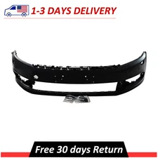 For 2013-2017 Volkswagen CC Front Bumper Cover W/ Headlight Washer Holes & Cover
