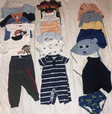 Spring/Summer Lot Of Baby Boy 19 Items - Newborn To 3 Months Variety swimwear