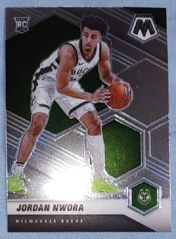 2020-21 Panini Mosaic #219 Jordan Nwora RC