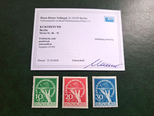 68-70 mit Befund von Herr H. D. Schlegel einwandfrei postfrisch (int.Nr:P6239)