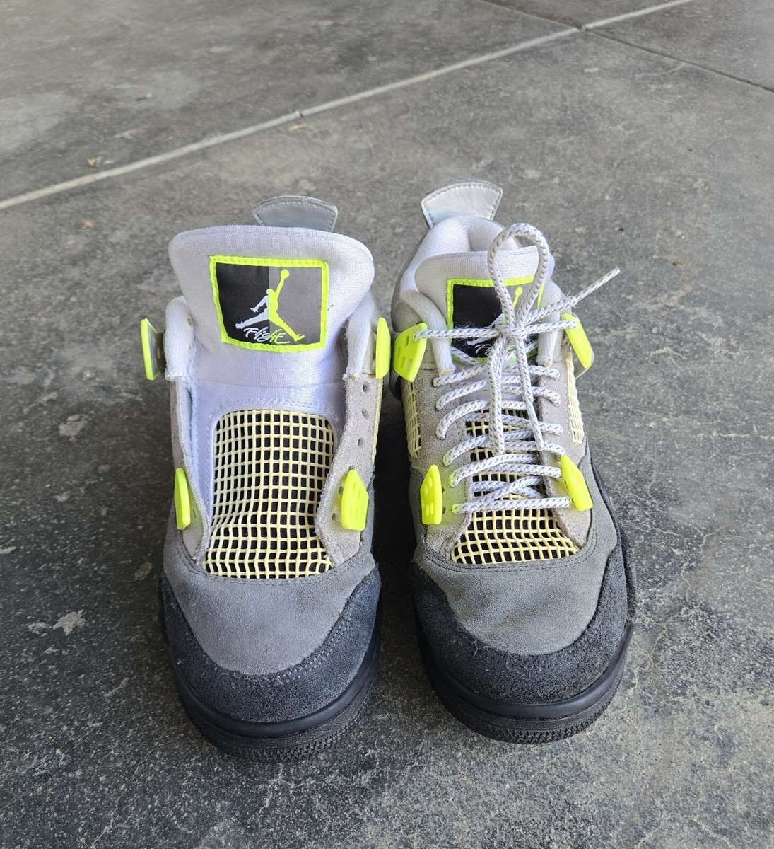 【お値下げ中】AIR JORDAN 4 RETRO / グレー New Nike Air Jordan 4 Cool Grey Retro 408452 007 B Grade GS