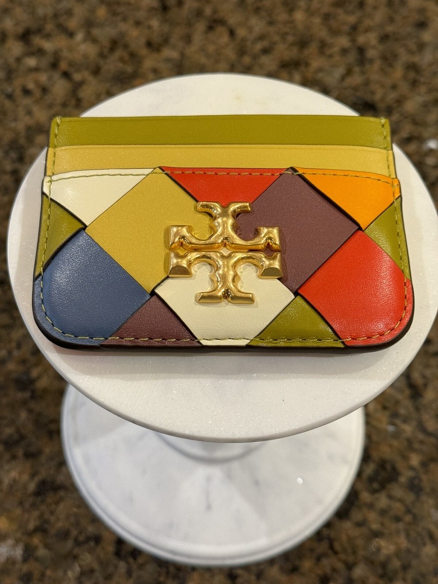 ★ TORY BURCH ★ ELEANOR SPAZZOLATO カードケース TORY BURCH Eleanor Woven Leather Card Case NWT | eBay