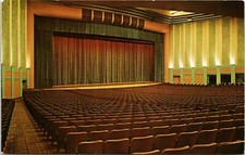 Purdue University Edward C Elliott Hall Of Music Interior Postcard