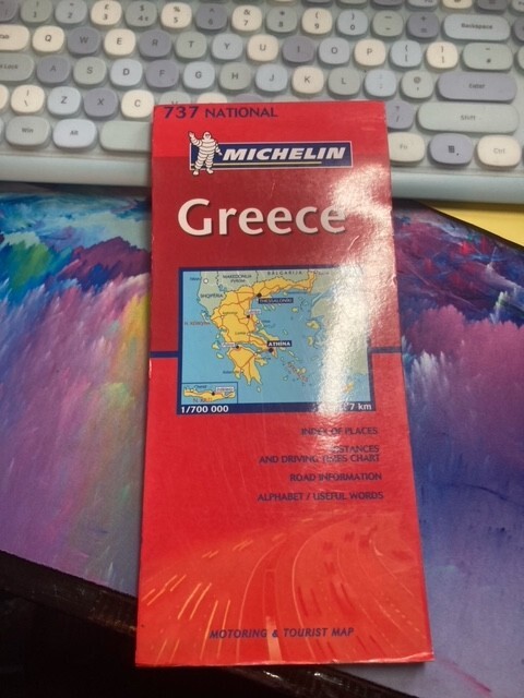 Greece: No.737 (Michelin National Maps) Sheet map,