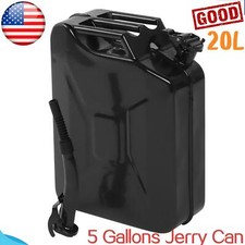 20 Litre 5 Gallon Metal Gas Can Fuel Tank Can Petrol Diesel Storage Can w/Spout