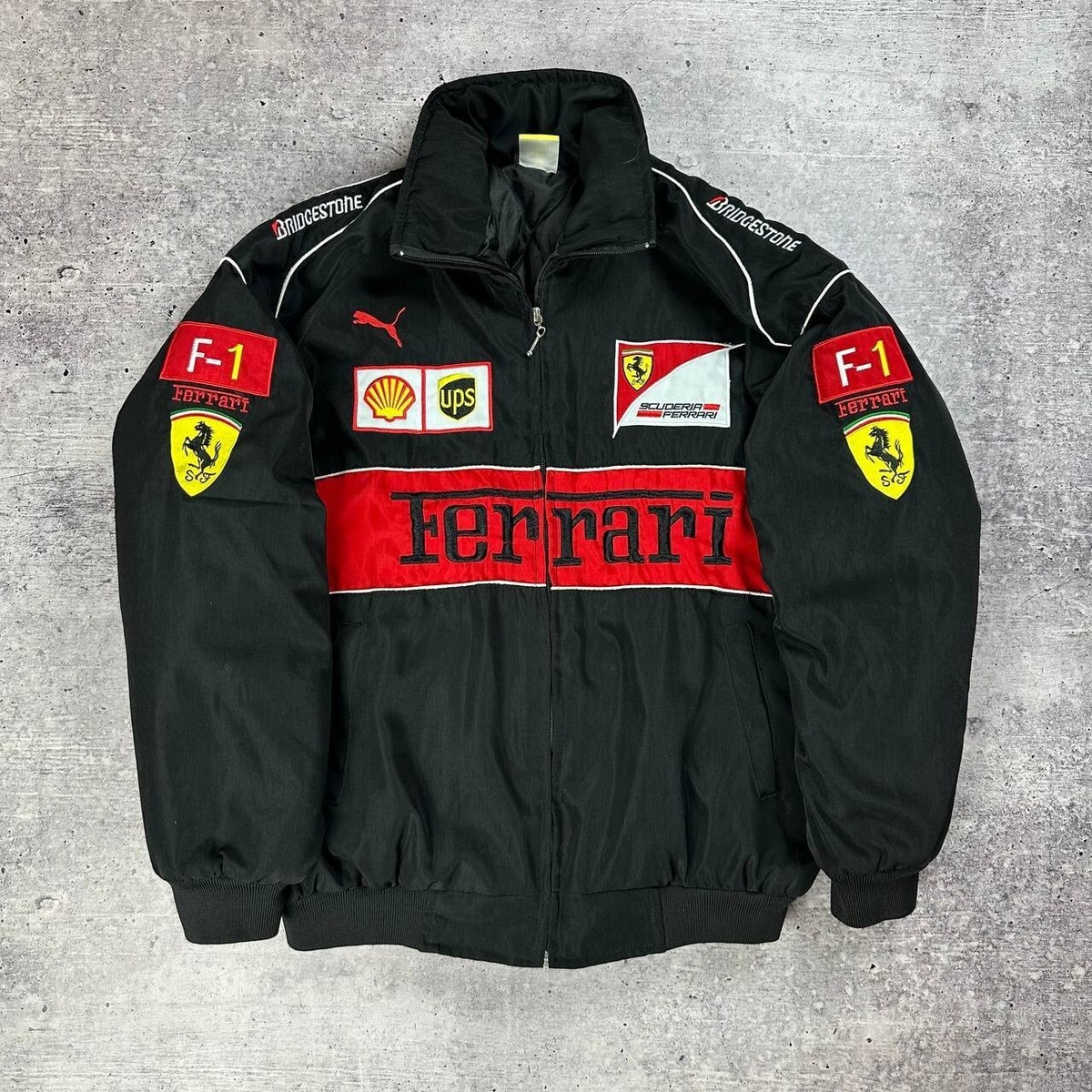 Ferrari formula uno 1 vintage racing jacket | eBay