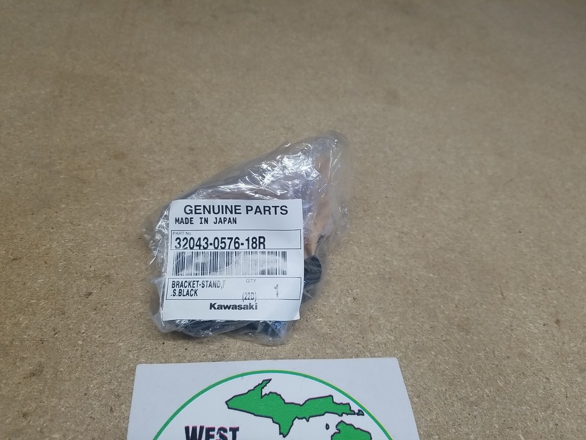 Kawasaki Motorcycle F S Black Bracket Stand OEM 32043-0576-18R
