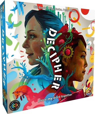 Decipher World Puzzle Board Game Fun Strategy by Heidelbar