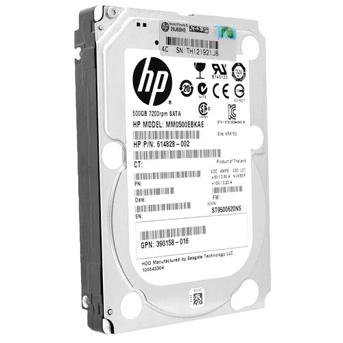 Festplatte HP MM0500EBKAE 500GB 7200 RPM SATA II 2.5'' Zoll 614828-002 - Bild 2 von 4