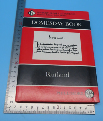Domesday Book Rutland No. 29 John Morris Hardback 1st 1980 Phillimore
