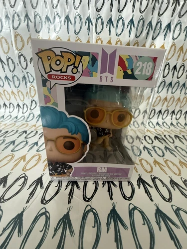 Funko Pop Rocks BTS Dynamite : RM #218 Rock Vinyl Figure Mint Condition