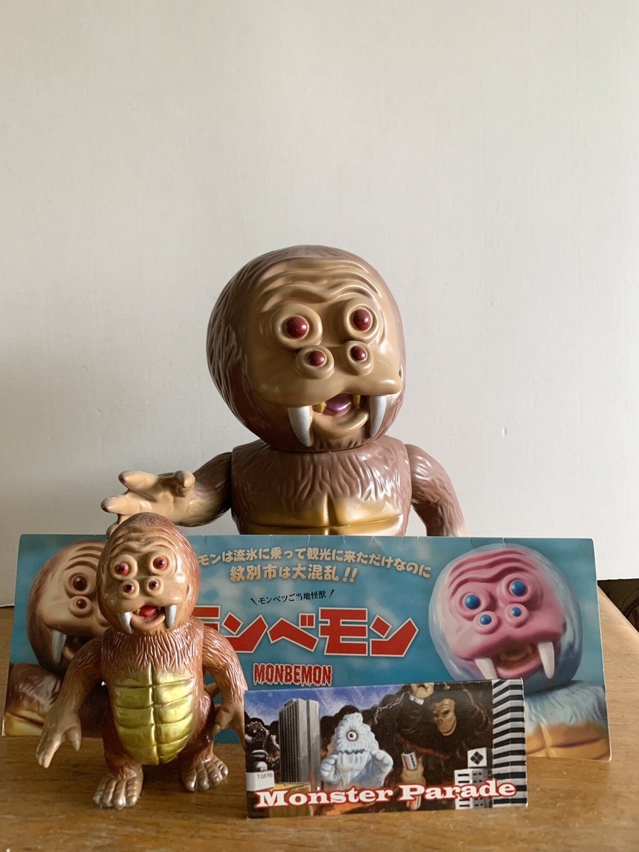 Zollmen Monbemon standard and mini size sofubi kaiju figure