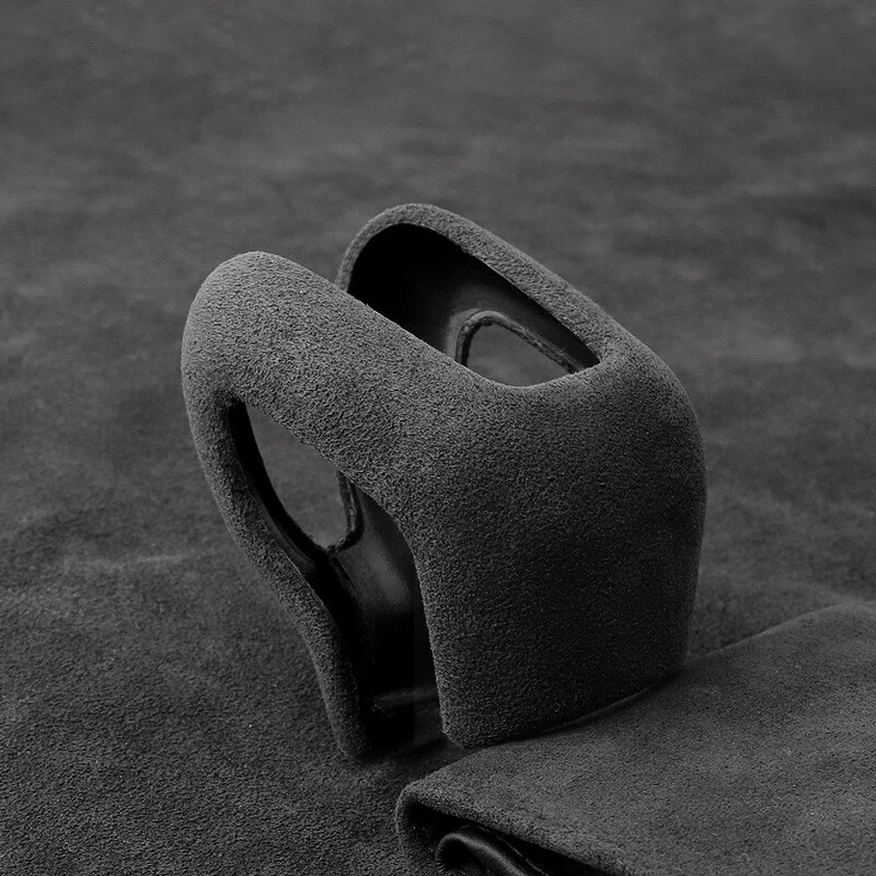 Cubierta de perilla de manija de cambio de marchas de coche Alcantara para Volvo XC60 XC90 S60 S90 V60 Foto 4 de 4