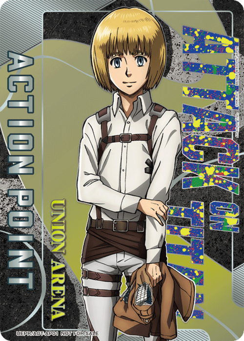 Attack on Titan Armin Arlelt Action Point - UEPR /AOT-AP01 NM