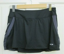 Champion Black Activewear Skort Womens Size M 28x11.5 Lined Stretch 58-25120