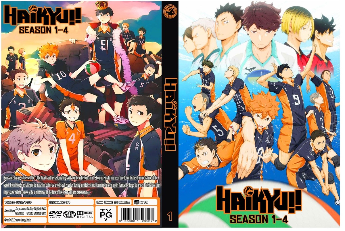 Volleyball Haikyuu Full Series Haikyuu!! Anime Series Season 1-4
