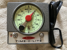 Time-O-Lite M-72 Darkroom Timer 60 Sec ITC 120V Tested Working Vintage NICE