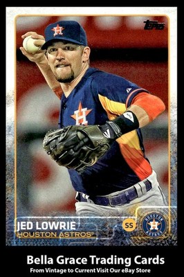 2015 Topps Jed Lowrie #407 Houston Astros  MLB Baseball 