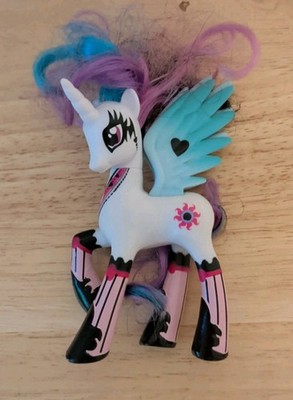 MLP Pony Mania Princess Celestia Figure G4 Edgy Fierce Goth MLP Toys R US 2014