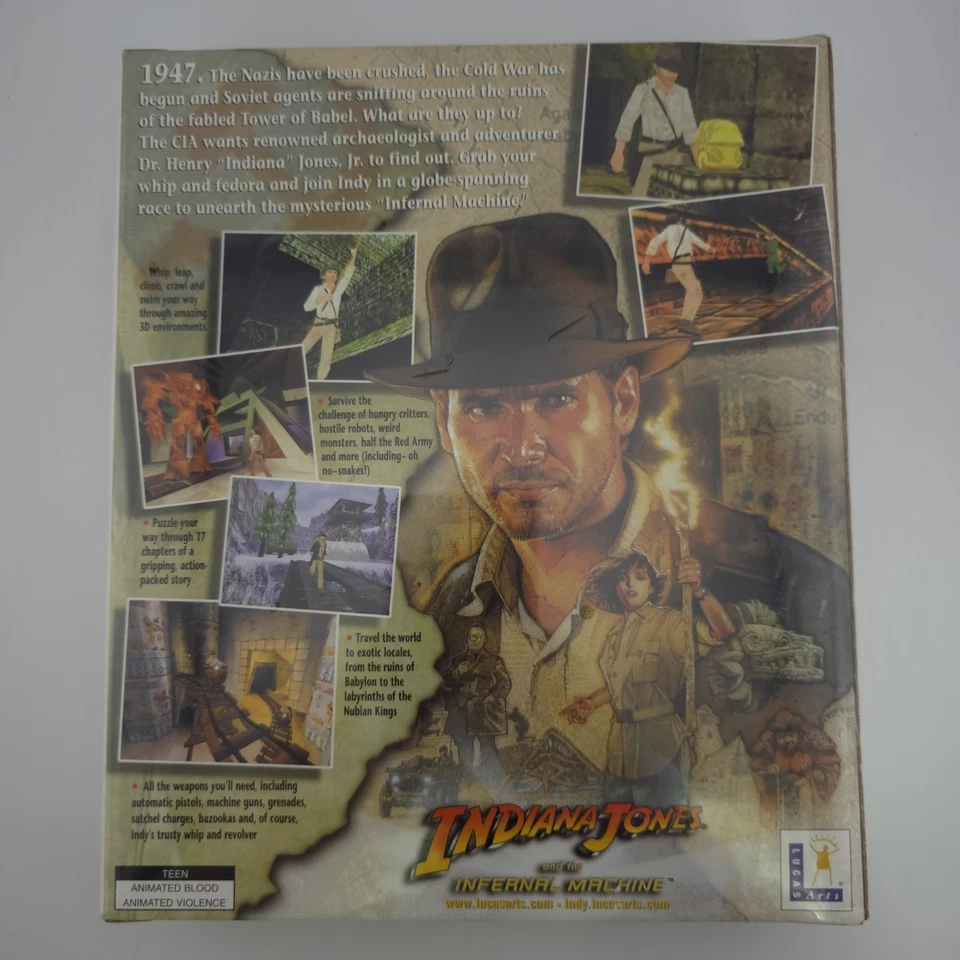 Indiana Jones and the Infernal Machine, 2001, Big Box, New & Sealed - Image 3 of 4