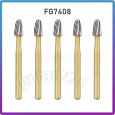 Egg Football Dental Tungsten Trimming  Finishing Carbide Burs Steel FG7408