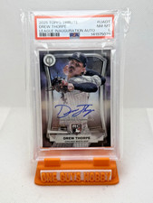 2025 Topps Tribute League Inauguration Autographs Drew Thorpe #LIA-DT /99 PSA 8