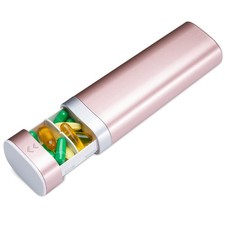 Travel Pill Organizer Weekly 7 Day, Compact Daily Pill Box, Portable Medicine...