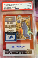 SAM LAPORTA 23 CONTENDERS OPTIC RED AUTO RC PSA 9 071/125 MINT SICK CARD ROOKIE!. rookie card picture