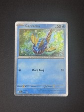 Pokemon Carvanha – Scarlet & Violet #93 – Black Star Promo Holo – Near Mint