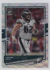 2020 Panini Donruss Optic Wave Prizm 128/199 Jason Kelce #81 2h5