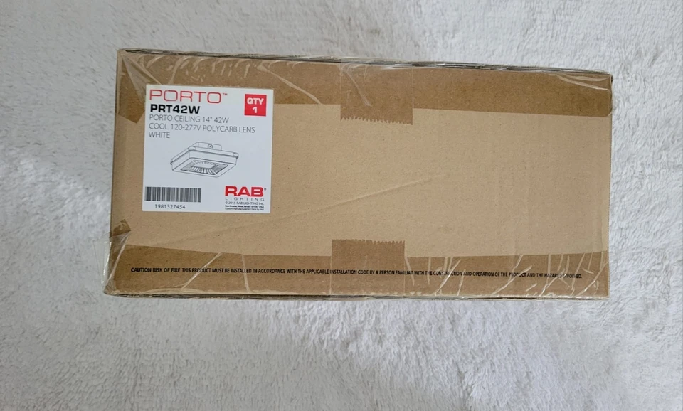 PRT42W 42W RAB LIGHTING LED PORTO Garage Light, No Photocell, 5000K (Cool) - Image 3 of 4