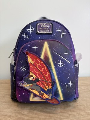 Disney Loungefly Treasure Planet Jim Solar Surfer im Dunkeln leuchtender Rucksack Neu mit Etikett