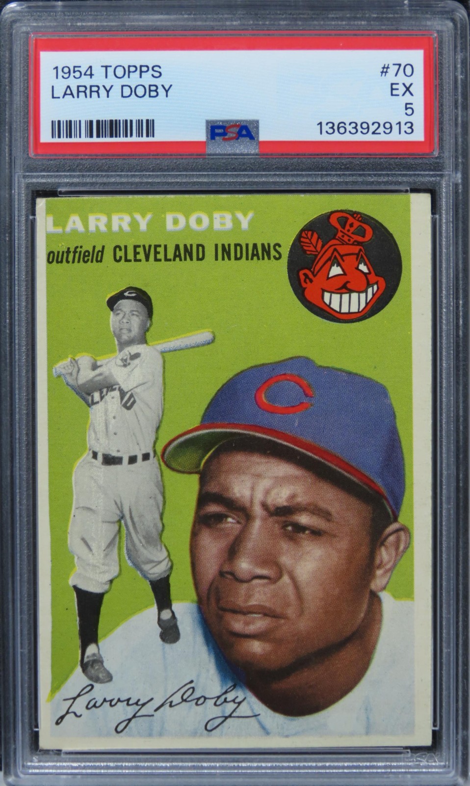 1954 Topps Larry Doby HOF #70 PSA 5 EX