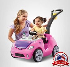 Kids Push Ride-On Car with Horn   Fun Outdoor Toy, Free USA Shipping, No Duty