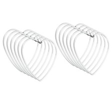 3inch Dream Catcher Rings, 12 Pcs Metal Heart Shape Macrame Wreath Floral Rin...