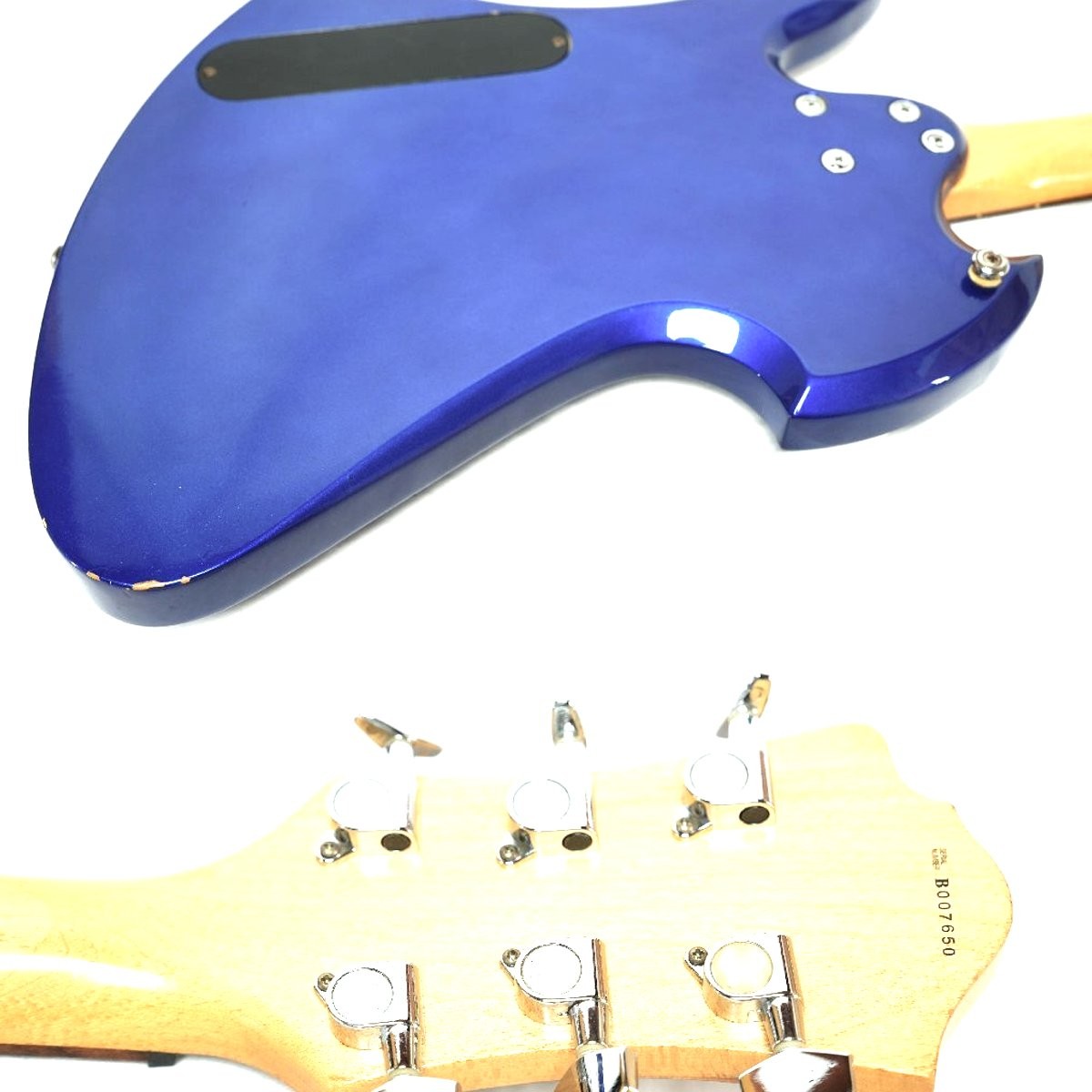 Mockingbird Electric B.c.rich Guitar Japan Rich Blue Guitar-01 B.c
