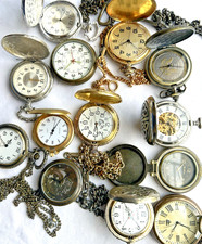 From Charity/Auction-To Collector "Vintage Classics Pocket Watch Lot" Untested R